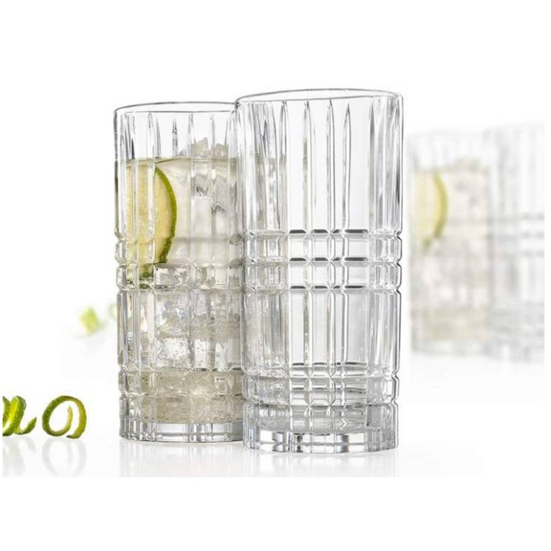 CRISTAR SET 6 VASOS ALTOS DUBLIN 385cc 