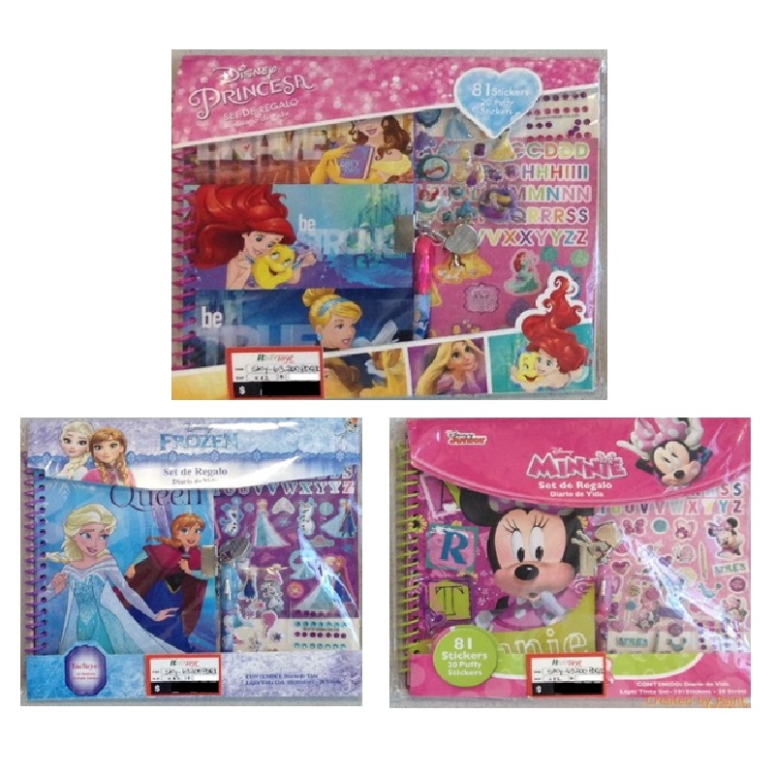 DIARIO DE VIDA MINNIE FROZEN