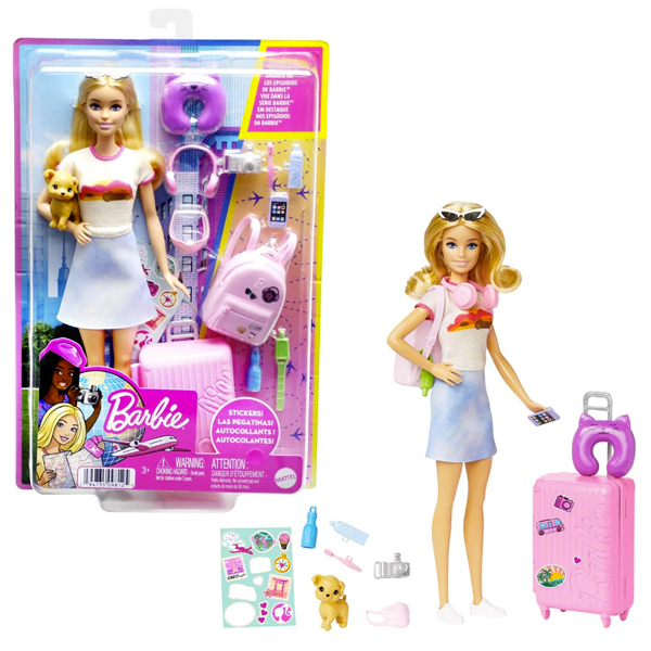 BARBIE VAMOS DE VIAJE CON PERRITO