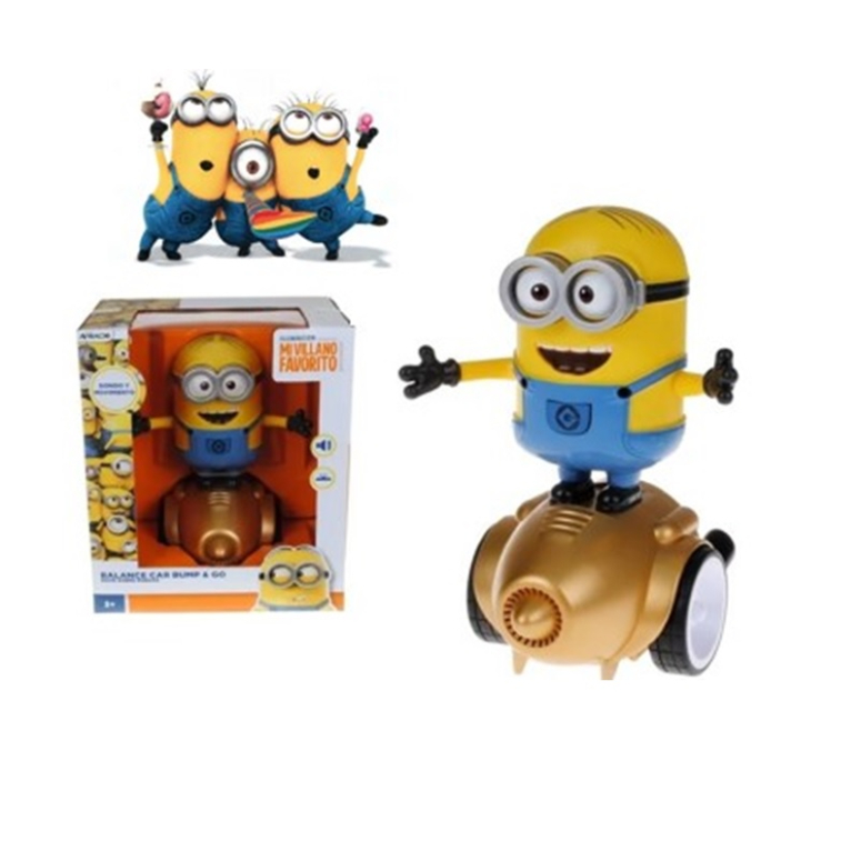 MINIONS BALANCE CAR BUMP AND GO DAVE CON SONIDOS