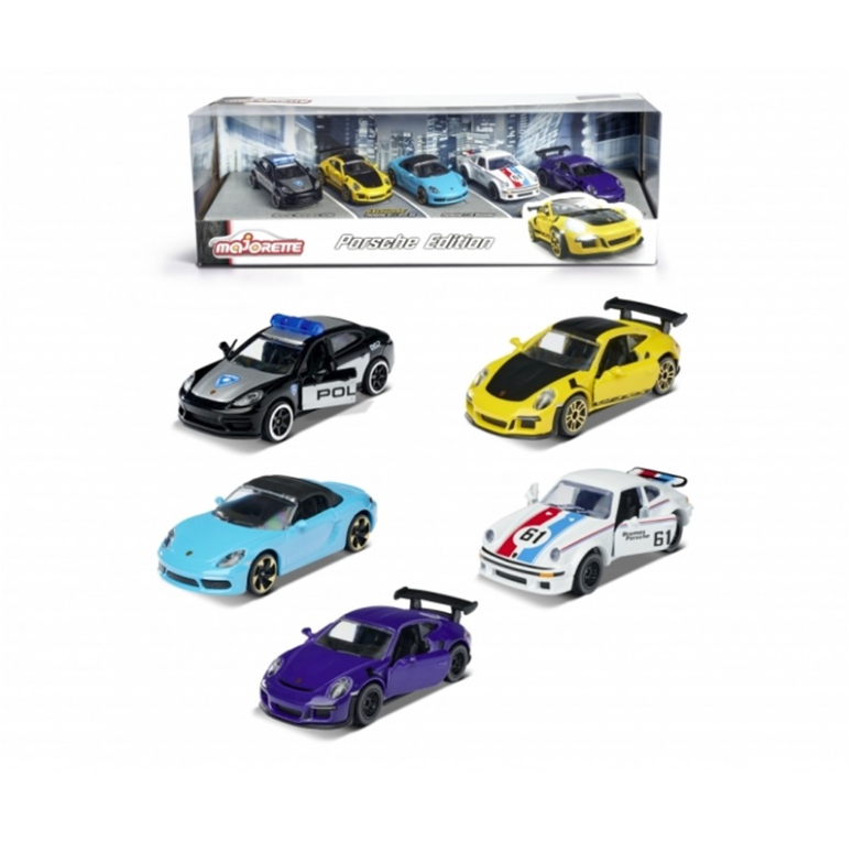 MAJORETTE PORSCHE 5 PIECES GIFTPACK