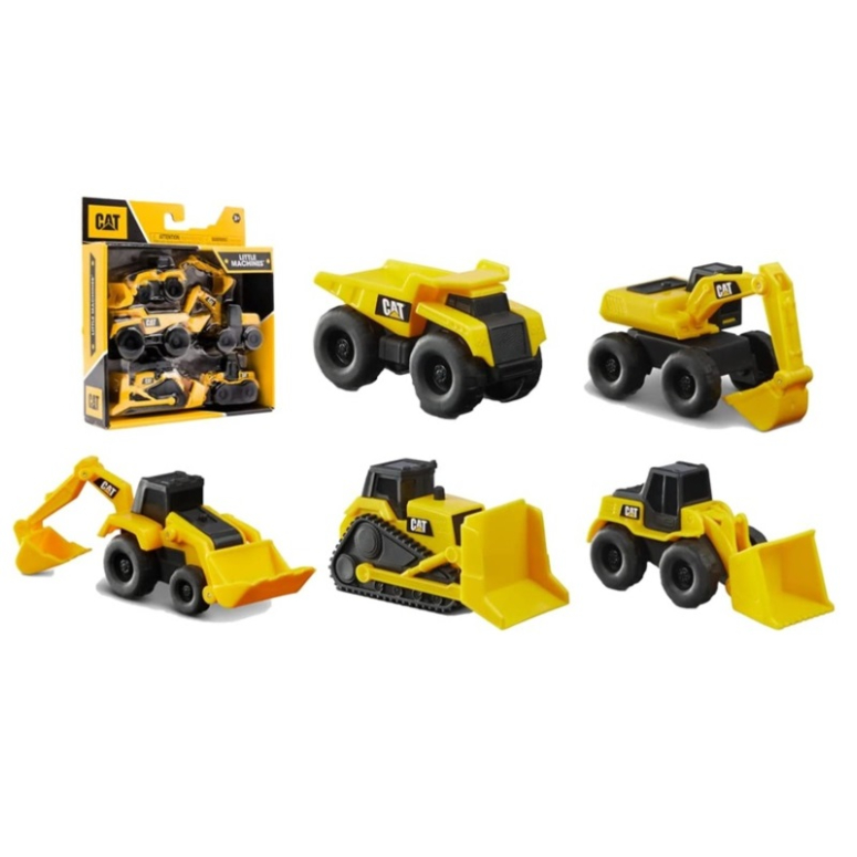 CAT MINI MACHINES 5 PIECES PACK