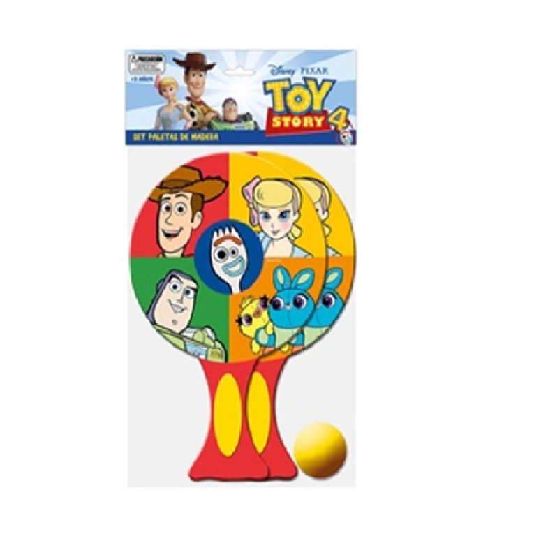 SET DEPORTIVO PALETA MADERA TOY STORY 396053