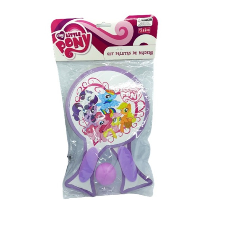 SET PALETAS MADERA MY LITTLE PONY