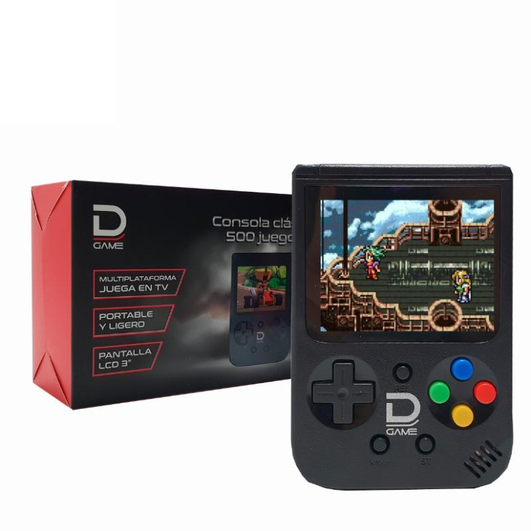 CONSOLA PORTATIL DE 500 JUEGOS
