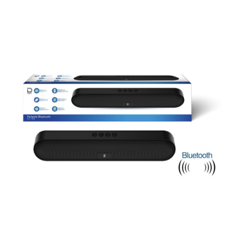 BARRA DE SONIDO Y PARLANTE BLUETOOTH 50 NEGRO