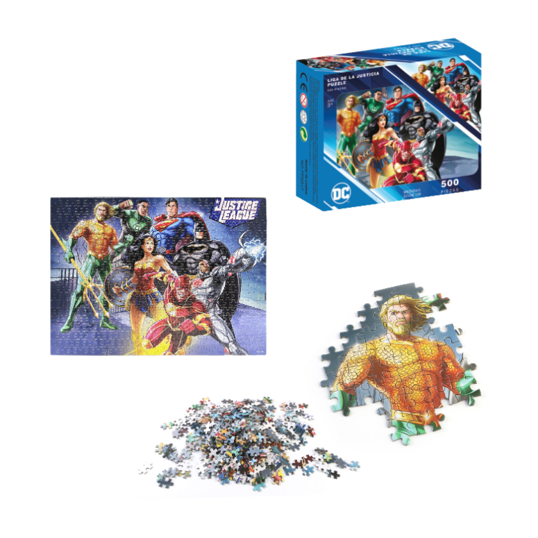 DC LIGA DE LA JUSTICIA PUZZLE 500 PIEZAS